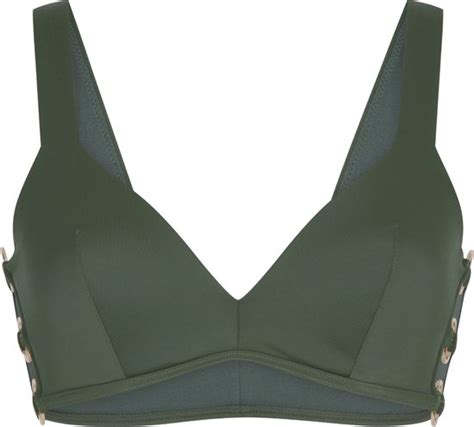 LingaDore Solid Army Bikini Top Maat 40C Groen Bol