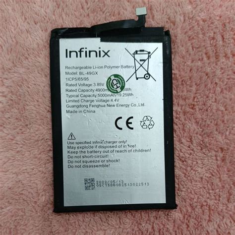 Jual BATERAI BATTERY BATRE INFINIX HOT 11S NFC MODEL BL 49GX FUNGSI NORMAL ORIGINAL COPOTAN