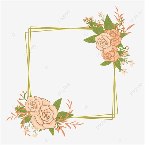 Floral Wedding Invite Png Picture Floral Frame For Wedding Invitation