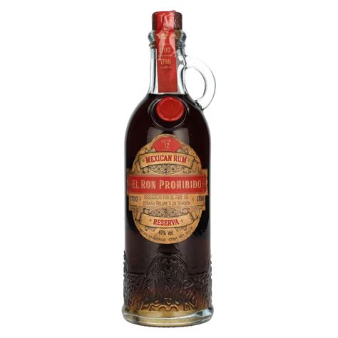 El Ron Prohibido Solera Blended Mexican Rum Vol L