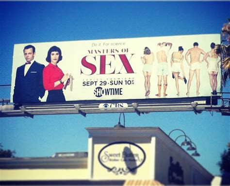 Posters And First Billboard Sighting For Masters Of Sex The Ad