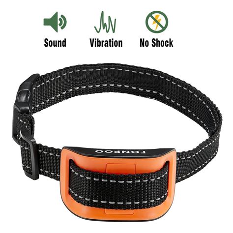 Bark Collar By Fonpoo Humane No Shock And No Harmful Prongs Anti