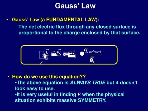 Ppt Gauss Law Powerpoint Presentation Free Download Id9338919