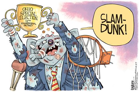 Political cartoon U.S. Ohio 12 special election GOP slam-dunk | The Week