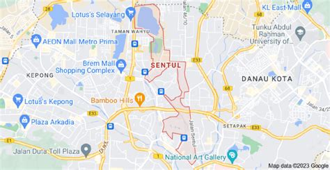 map  sentul kuala lumpur  scientific diagram