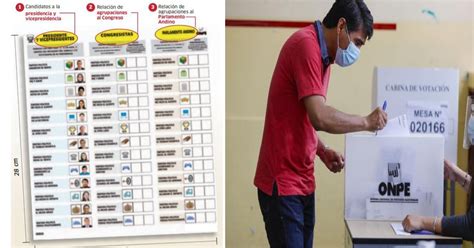 Elecciones 2021 Conoce la cédula de sufragio y cómo votar correctamente