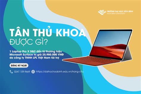 Quà tặng hot cho tân sinh viên K Trường Đại học Hòa Bình