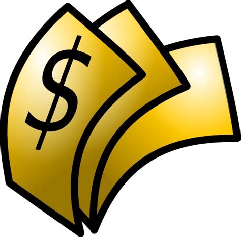 Gold Theme Money Dollars Clip Art Vectors Graphic Art Designs In