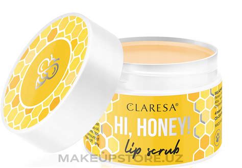 Медовый скраб для губ - Claresa Honey Lip Scrub | Makeupstore.uz