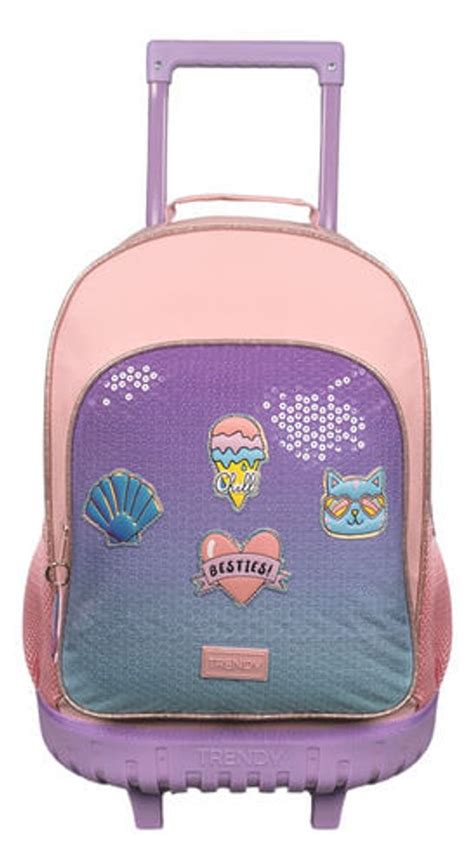 Mochilas Grandes Con Carrito Ruedas Silicona Escolares Nena Ni As