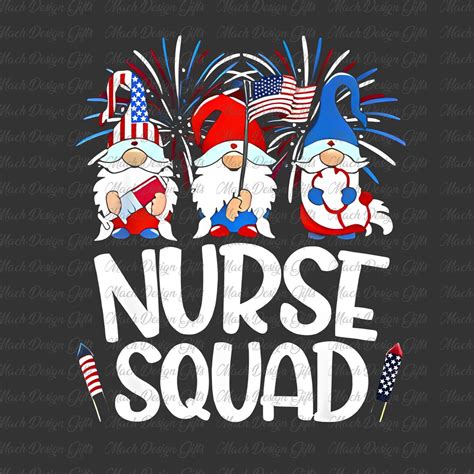 Nurse Squad Png Independence Day Png 4th Of July Nurse Png American