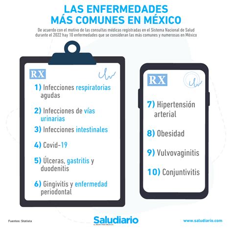 Las 10 Enfermedades Más Comunes En México