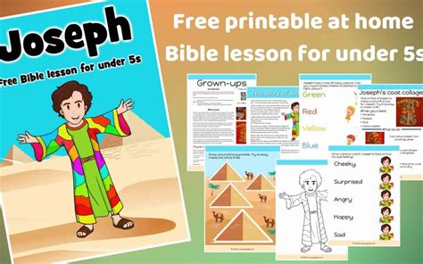 Joseph Free Bible Lesson For Under 5s Trueway Kids