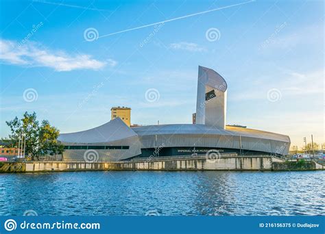 Imperial War Museum North in Manchester, England Stock Image - Image of ...