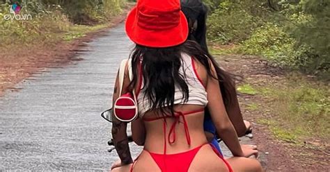 Ph T Hi N Nhi U Ch Em Di N Bikini Phi Xe Ra Bi N Tr Ng V A Ph N C M V A M T V N Minh Th