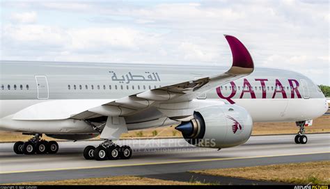 A7 Ana Qatar Airways Airbus A350 1000 At Frankfurt Photo Id 1209950 Airplane