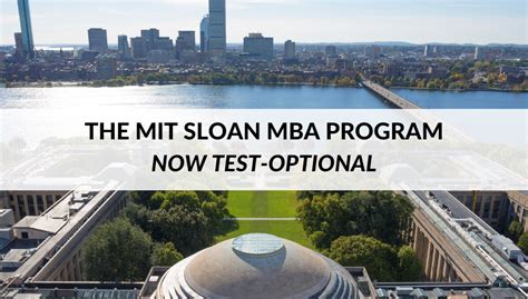 The MIT Sloan MBA Program: Now Test-Optional