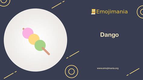 🍡 Meaning | Dango Emoji | Copy and Paste