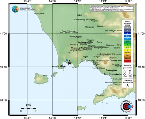 Terremoti Avvertiti A Pozzuoli Concluso Lo Sciame Sismico Ai Campi Flegrei