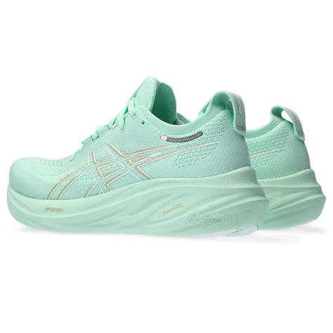 Tênis Asics Gel Nimbus 26 Verde Claro Feminino Tênis Corrida Seu