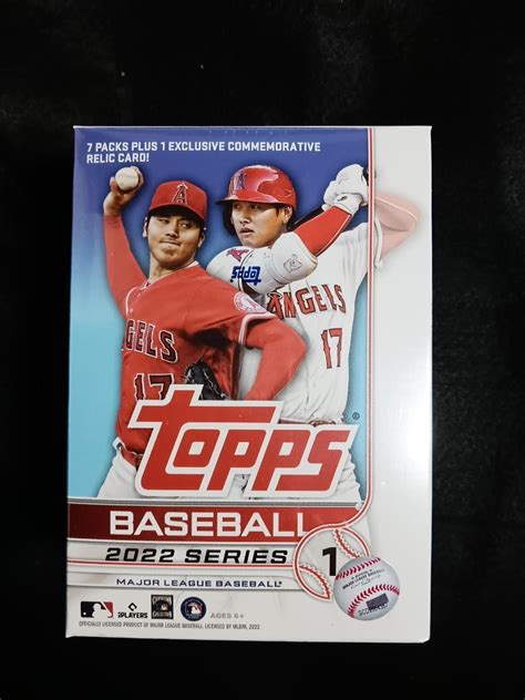 代購代標第一品牌樂淘letaoMLB 2022 Topps Series1 Baseball Blaster Box トップス シリーズ1