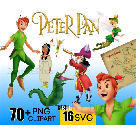 70 Peter Pan Clipart, Tinker Bell Peter Pan, Peter Pan Clipa - Inspire Uplift