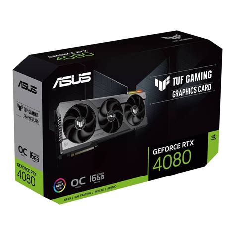 การ์ดจอ Asus Vga Tuf Rtx4080 O16g Gaming 16gb Gddr6x 256 Bit