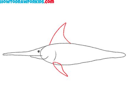 How to Draw a Swordfish - Easy Drawing Tutorial For Kids