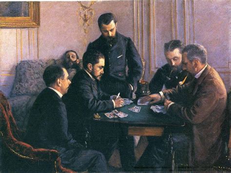 Museum Art Reproductions The Bezique Game By Gustave