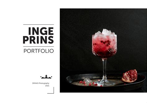 drinks portfolio  behance