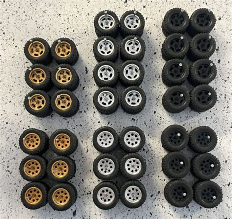 Scale Sets Random Mix Mm Off Road Wheels Real Riders For Hot Wheels Ebay
