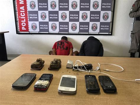 Homens S O Presos Tentando Arremessar Drogas E Celulares Para Pres Dio