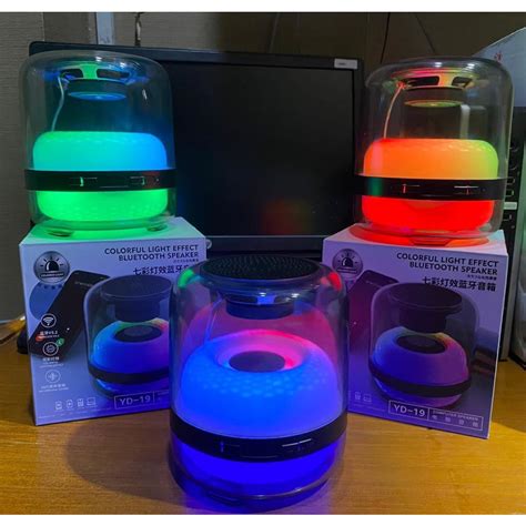 Yd Colourful Light Effect Bluetooth Speaker Computer Speaker Mini