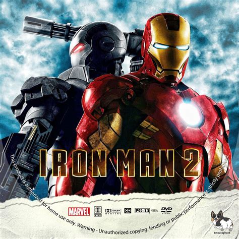 Iron Man 2 R1 Custom DVD Label - DVDcover.Com