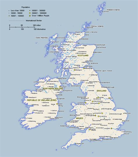 Free Printable Map Of Uk And Ireland