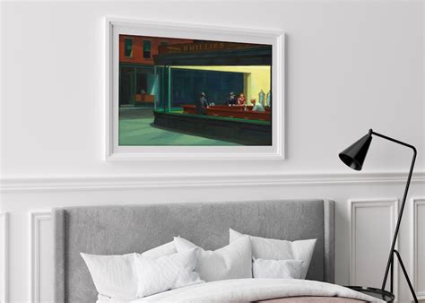 Edward Hopper Nighthawks Poster Edward Hopper Print Edward Etsy