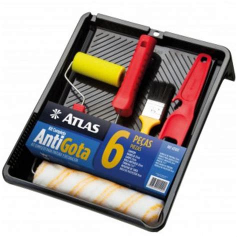 Kit para Pintura Anti Gota Completo 6 Peças AT1017 PINCÉIS