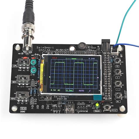 DSO138 2 4 TFT Digital Oscilloscope Kit DIY Parts 1Msps With Probe