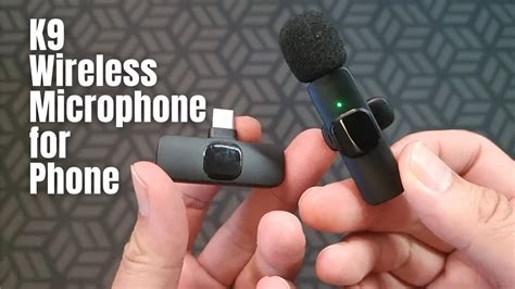 K Wireless Lavalier Microphone For Phone Youtube