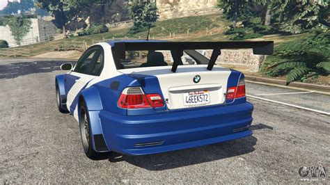 BMW M3 GTR E46 Most Wanted V1 3 Pour GTA 5