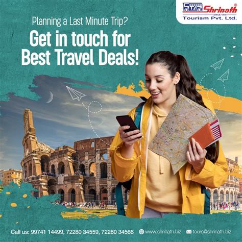 Tourism Travel Tour Package Best Deals Last Minute Travel Deal