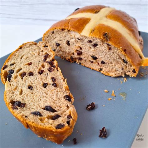 Giant Hot Cross Bun Loaf Vegan Bake Angel