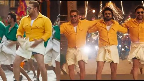 salman khan lungi dance in yentamma song from kisi ka bhai kisi ki jaan ...