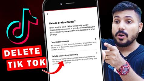 How To Delete Tik Tok Account Permanently Tik Tok Account Delete