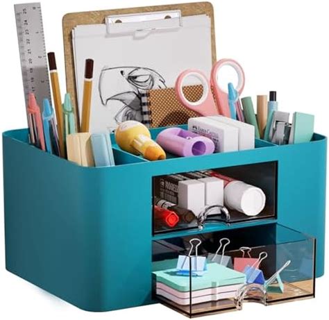 Amazon Marbrasse Pen Organizer With Drawer Multi Functional