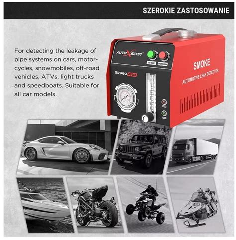 Tester Szczelno Ci Silnika Rur W Y Generator Dymu Autona