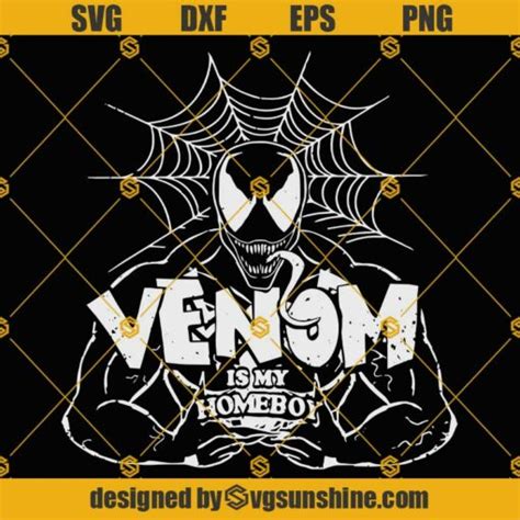 Venom Svg Venom Clipart Svg Venom Silhouette Png Dxf Eps Vector Files