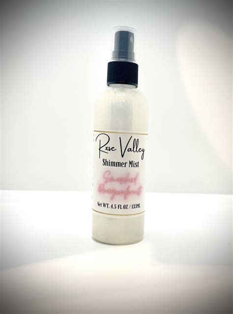 Shimmer Body Mist Etsy