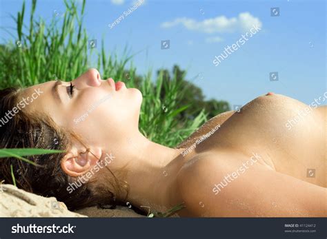Beautiful Naked Woman Sunbathing Stock Photo Shutterstock