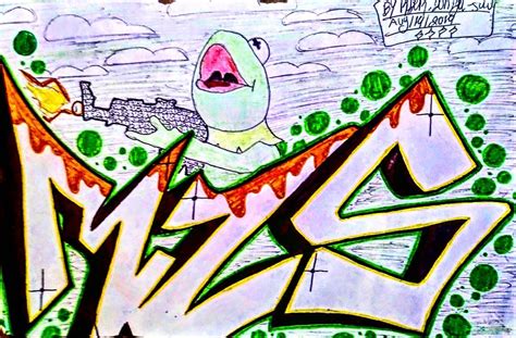 KEEMIT THE FROG GRAFFITI ART [CRAZY] by rogersav on DeviantArt